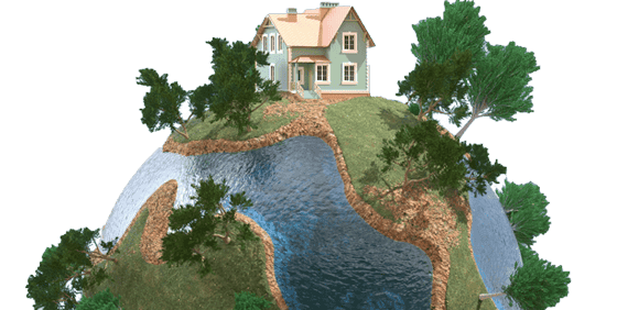 Clean energy future illustration top