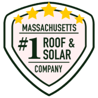 Badge that shows Massachusetts #1 Roof & Solar Company