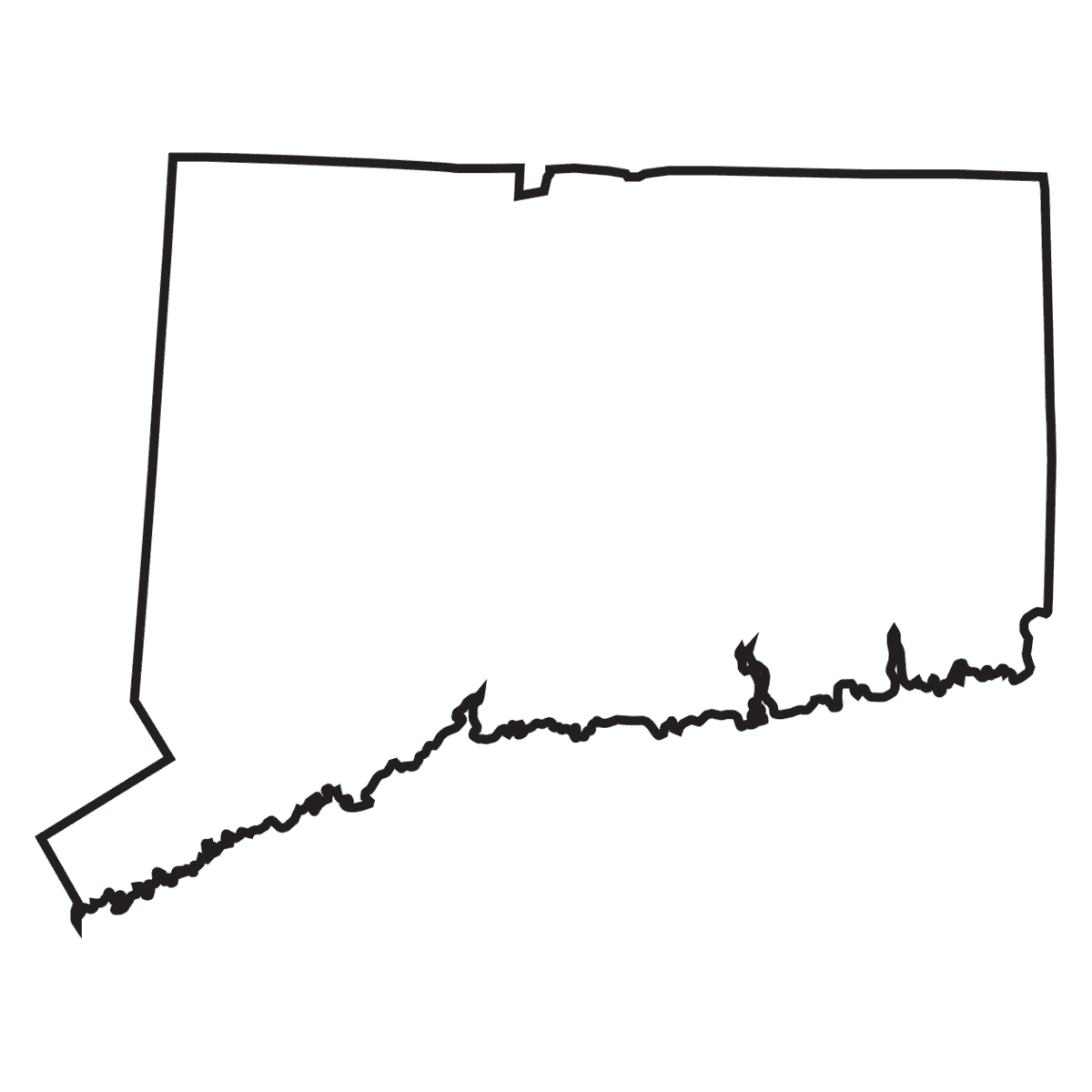 Outline of the state of Connecticut