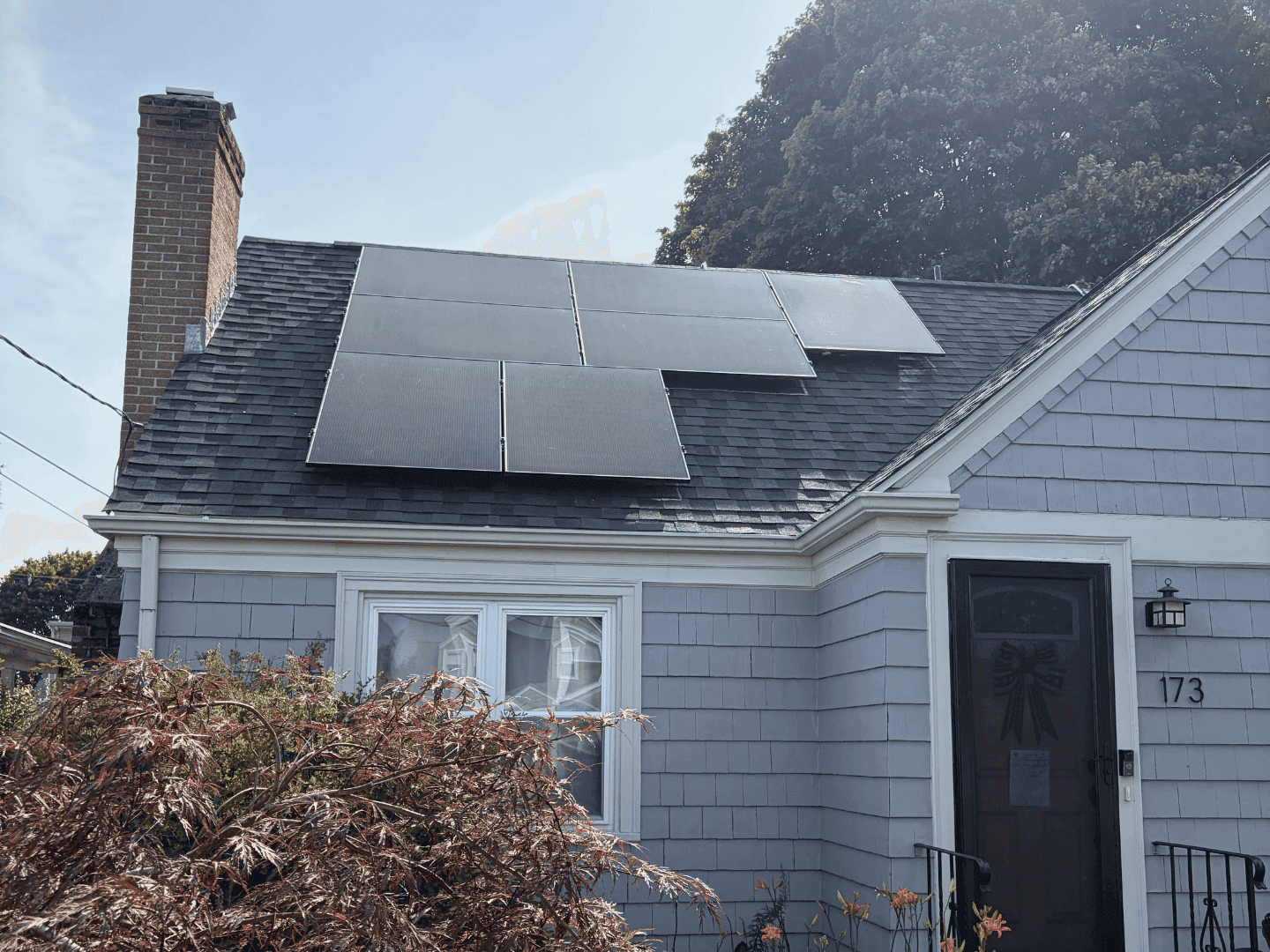 Residential solar installation by Evergreen Solar