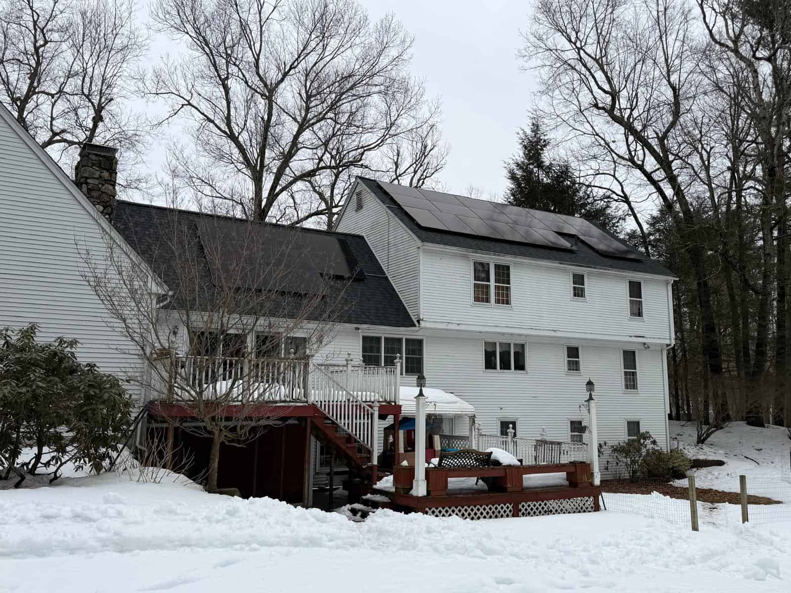 Residential solar installation by Evergreen Solar