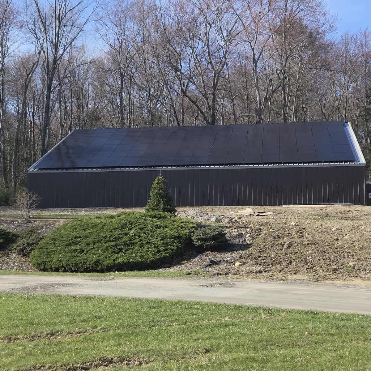 Residential solar installation by Evergreen Solar
