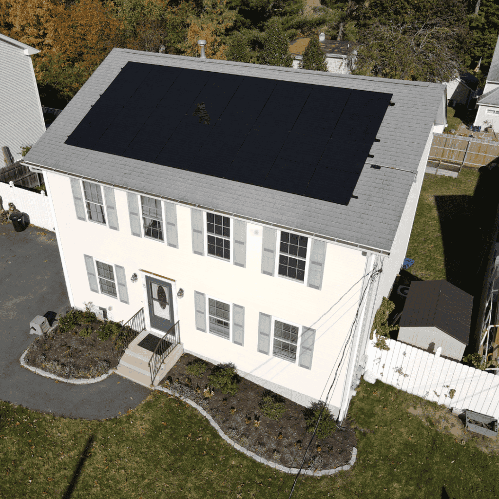 Solar panel installation in Danielson, Connecticut